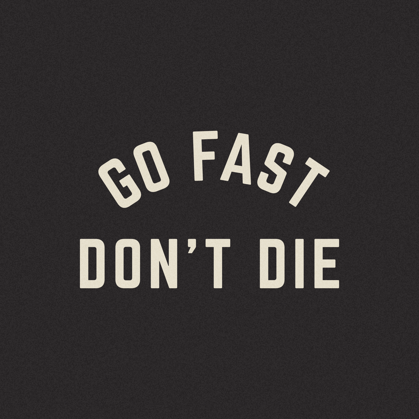 Camiseta Motera Go Fast Don't Die