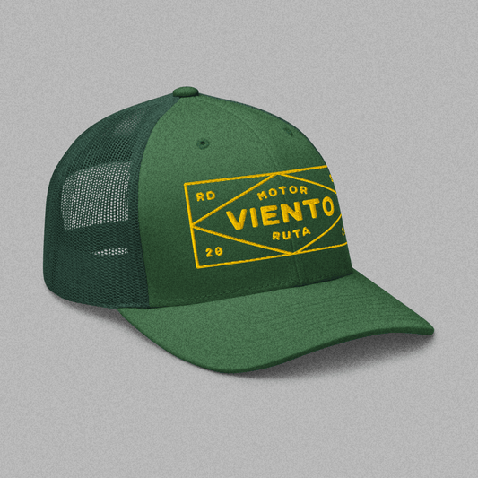 Gorra motera Motor Viento Ruta — estilo motero vintage en español