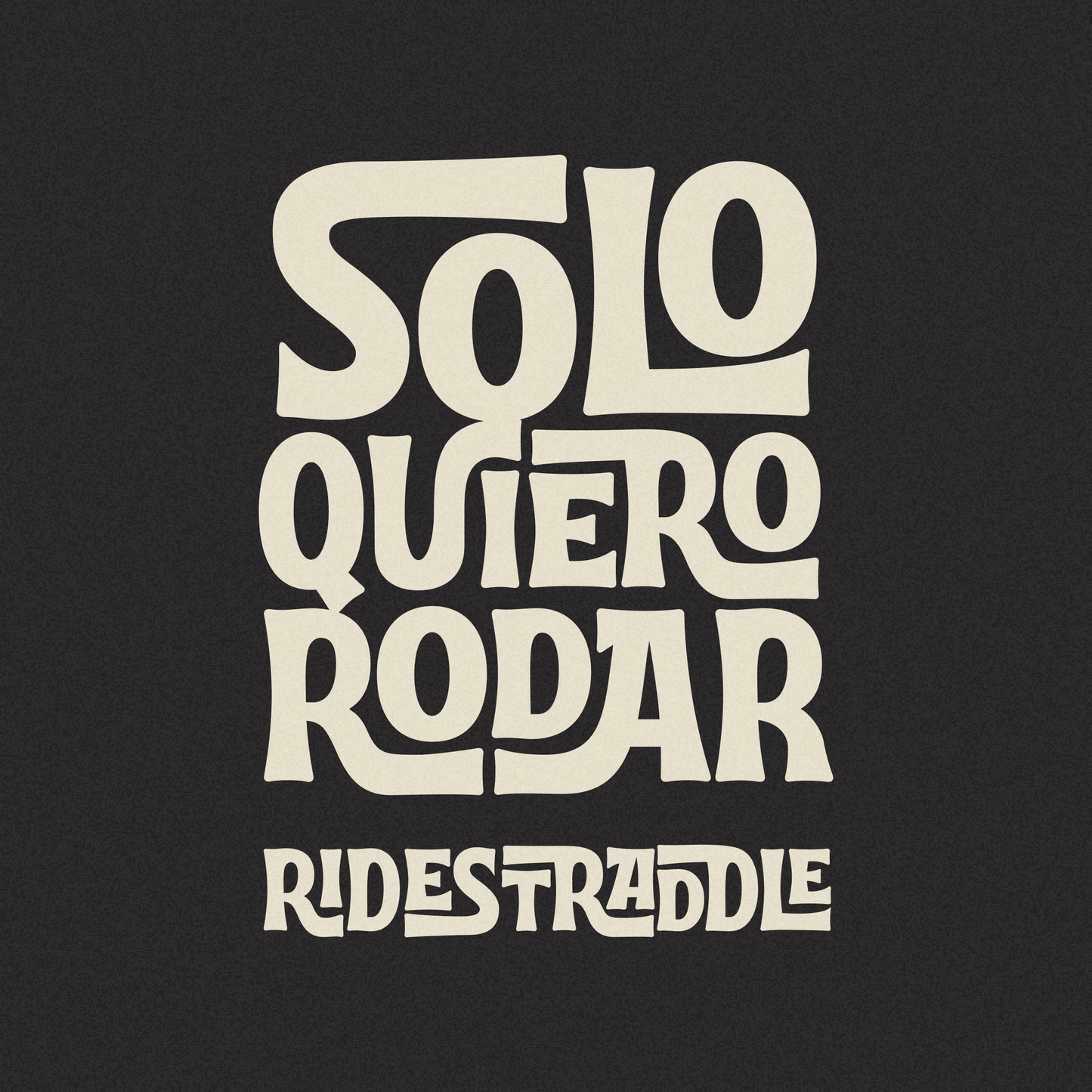 Camiseta Motera Solo Quiero Rodar