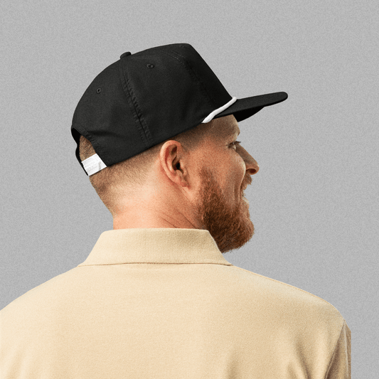 Gorra motera Horcajadas Marca el Camino — diseño custom en español