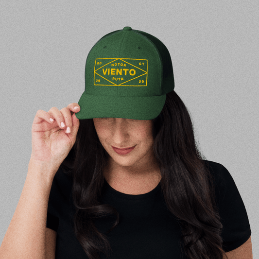 Gorra motera Motor Viento Ruta — estilo motero vintage en español