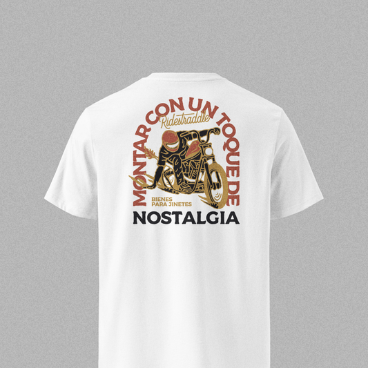 Camiseta motera Nostalgia | Ropa vintage custom Ridestraddle